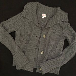 Grey Button up Cardigan